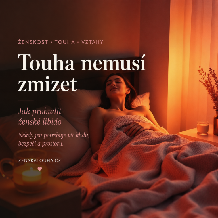 Žena odpočívající v posteli jako symbol ženského libida a jemné intimity
